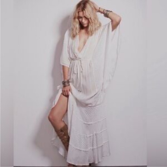 Free People Off-White Swim Cover-Up - Picture 1 of 12